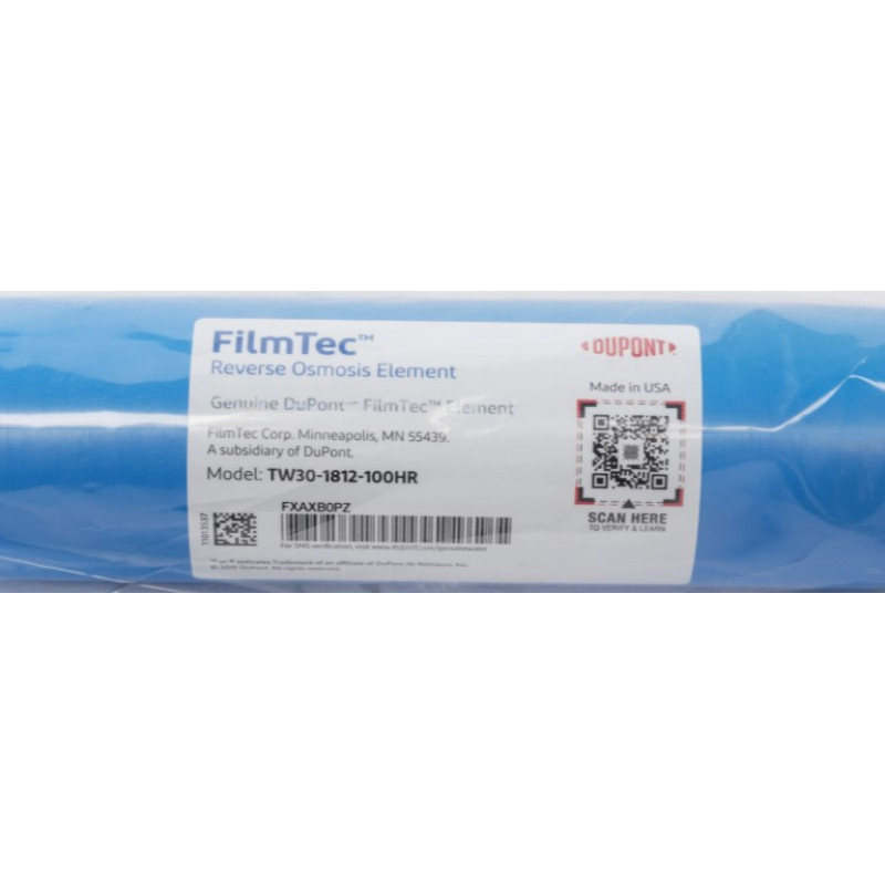 Мембрана обратного осмоса Dupont™ FilmTec TW30-1812-100HR - Filter.ua