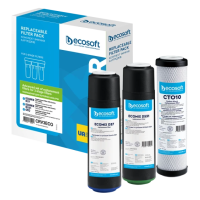 Комплект картриджів Ecosoft покращений для проточних фільтрів - Filter.ua