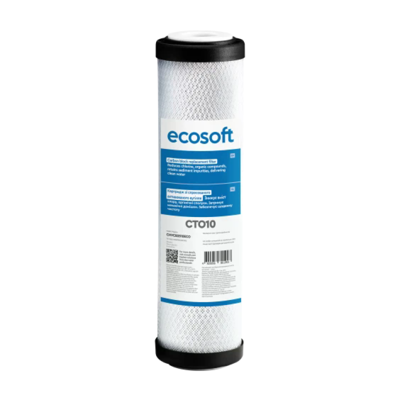 Картридж із брикетованого активованого вугілля Ecosoft 2,5"х10" - Filter.ua
