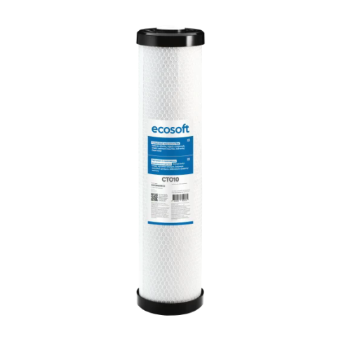 Картридж из прессованного активированного угля Ecosoft 4,5"х20" - Filter.ua