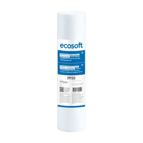 Картридж із спіненого поліпропілену Ecosoft 2,5"x10" 20 мкм - Filter.ua
