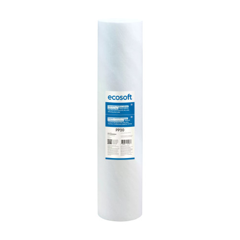 Картридж із спіненого поліпропілену Ecosoft 4,5"x20" 20 мкм - Filter.ua