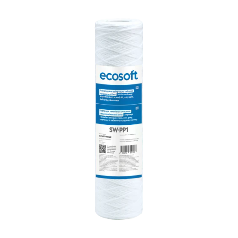 Картридж із поліпропіленової нитки Ecosoft 2,5 "х10" 1 мкм - Filter.ua