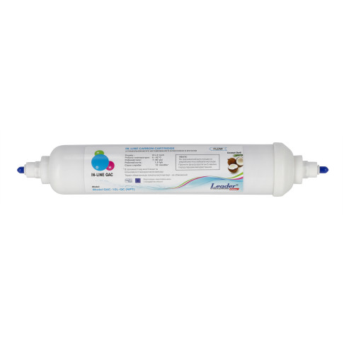 Постфильтр к осмосу In-line GAC Leader (WD-H2586C-Q-1), быстросъемный - Filter.ua