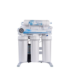 Фильтр обратного осмоса на станине Aqualine RO-500 c манометром - Filter.ua