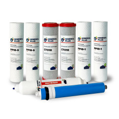 Годовой комплект картриджей Mineral Plus Easy 5 + мембрана - Filter.ua