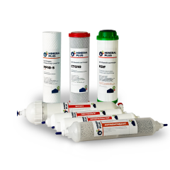 Комплект картриджей Mineral Plus Extra 8 (с постфильтром и комплектом минерализаторов) - Filter.ua