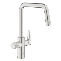 Трипозиційний змішувач Grohe Blue Pure Start, супер сталь (30595DC0) - Filter.ua