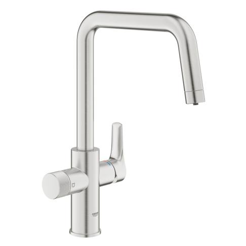 Трехпозиционный смеситель Grohe Blue Pure Start, супер сталь (30595DC0) - Filter.ua