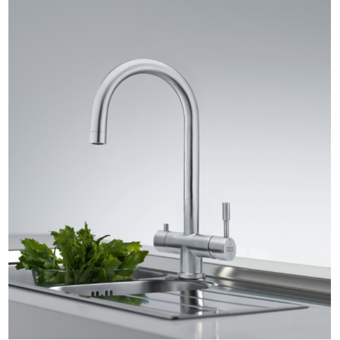 Трехпозиционный смеситель для кухни Franke Eos Clear Water, нерж (120.0179.979) - Filter.ua