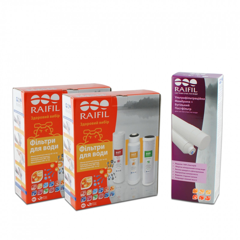 Річний комплект картриджів Raifil для NOVO5 SOFT - Filter.ua