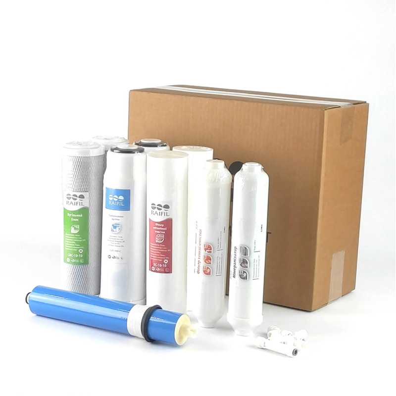Річний комплект картриджів Raifil Grando 6 з мембраною 75 GAL - Filter.ua