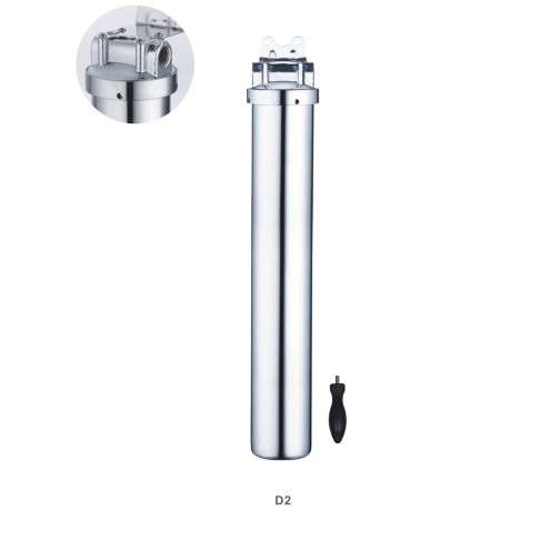 Корпус из нержавеющей стали Slim 20" (D2) (ST) - Filter.ua