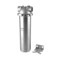 Корпус из нержавеющей стали 10" Slim 1" крышка на хомуте (100 psi) RAIFIL (ST) - Filter.ua