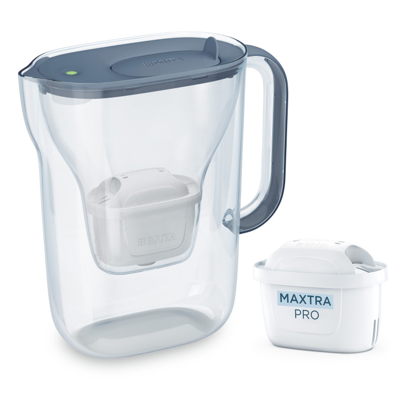 Фільтр-глечик Brita Style Essential Mxpro сіро-блакитний - Filter.ua