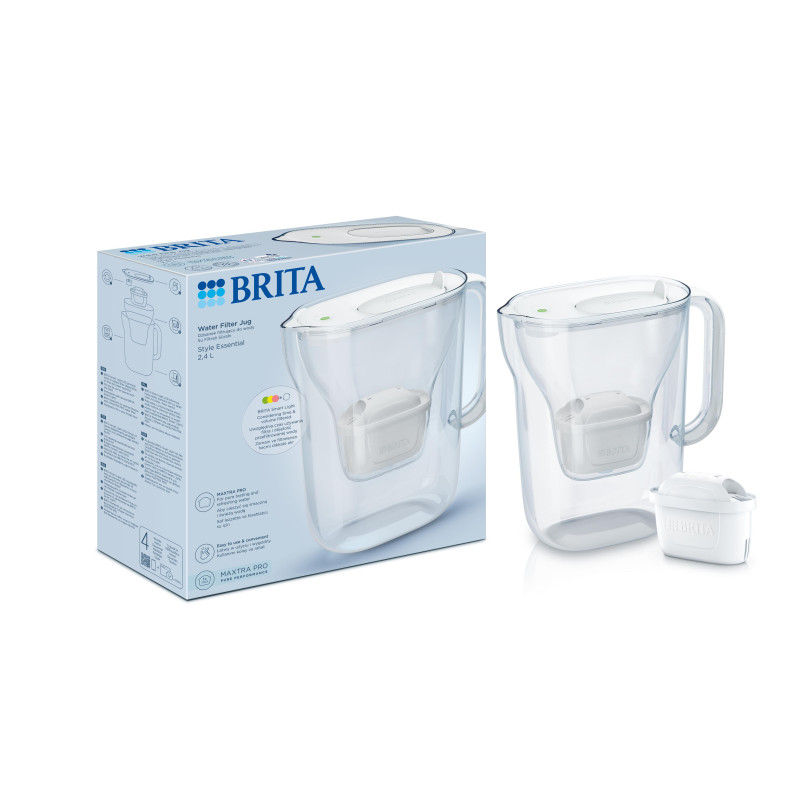 Фільтр-глечик Brita Style Essential Mxpro білий - Filter.ua