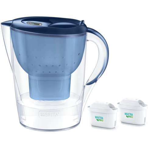 Фільтр-глечик Brita Marella XL MXpro синій + 2 картриджа - Filter.ua
