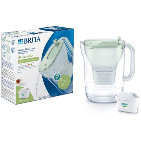 Фільтр-глечик Brita Style eco LED Mxpro світло-зелений - Filter.ua