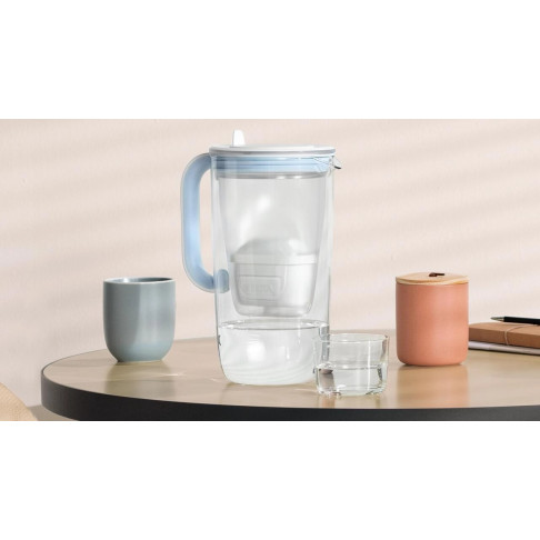 Фільтр-глечик Brita скляний LED MXpro синій  - Filter.ua