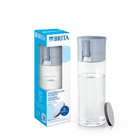 Фільтр-пляшка для води Brita 600 мл, блакитна - Filter.ua