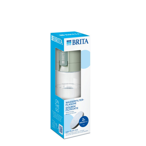Фільтр-пляшка для води Brita 600 мл, зелена - Filter.ua