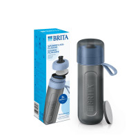 Фільтр-пляшка для води Brita Active 600 мл, синя - Filter.ua