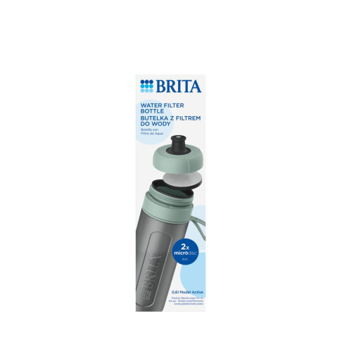 Фільтр-пляшка для води Brita Active 600 мл, зелена - Filter.ua
