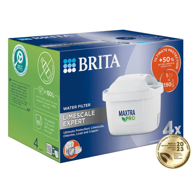 Набор картриджей Brita MXPro Limescale для жесткой воды 4 шт - Filter.ua