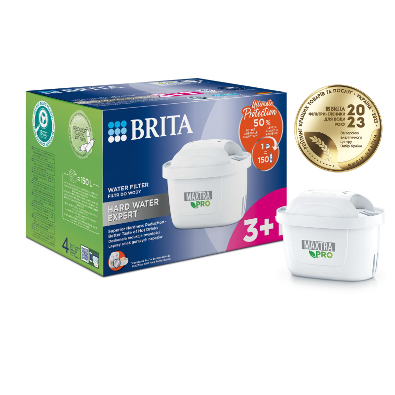 Набор картриджей Brita MXPro Limescale для жесткой воды, 3+1 шт - Filter.ua