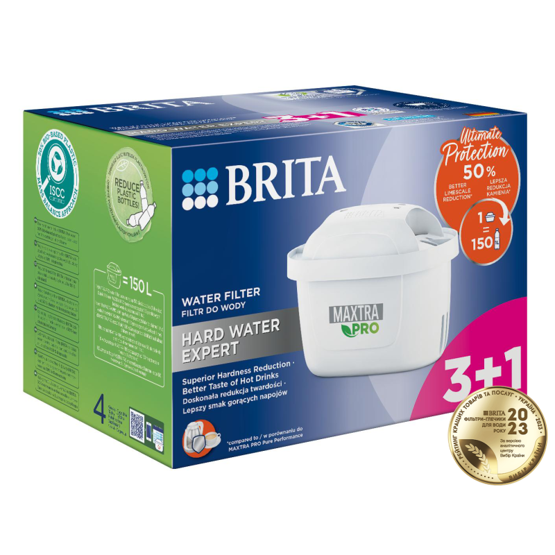 Набор картриджей Brita MXPro Limescale для жесткой воды, 3+1 шт - Filter.ua