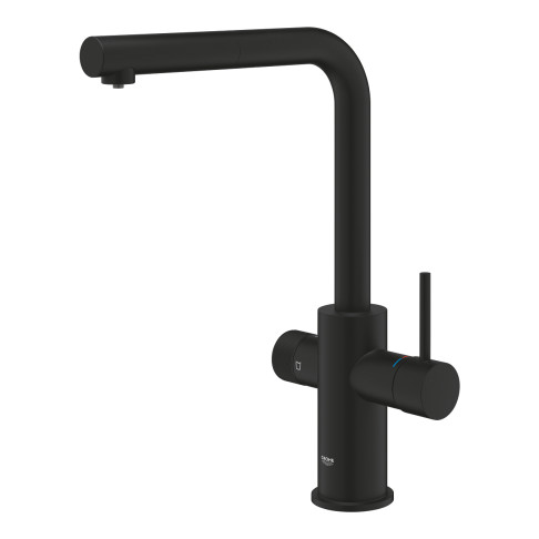 Трехпозиционный смеситель Grohe Blue Pure Minta, фантомный чёрный (30590KF0) - Filter.ua