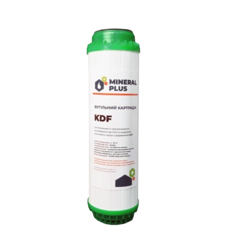 Картридж з активованим вугіллям і засипкою KDF Mineral Plus 2,5*10 - Filter.ua