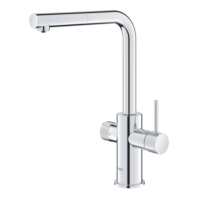 Трехпозиционный смеситель Grohe Blue Pure Minta, хром (30601000) - Filter.ua