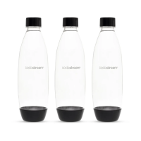 Набір з трьох пляшок FUSE 3x1L Чорних Sodastream - Filter.ua