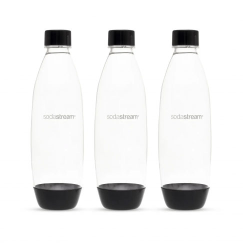 Набор из трех бутылок FUSE 3x1L Черных Sodastream - Filter.ua