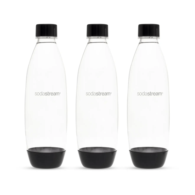 Набор из трех бутылок FUSE 3x1L Черных Sodastream - Filter.ua