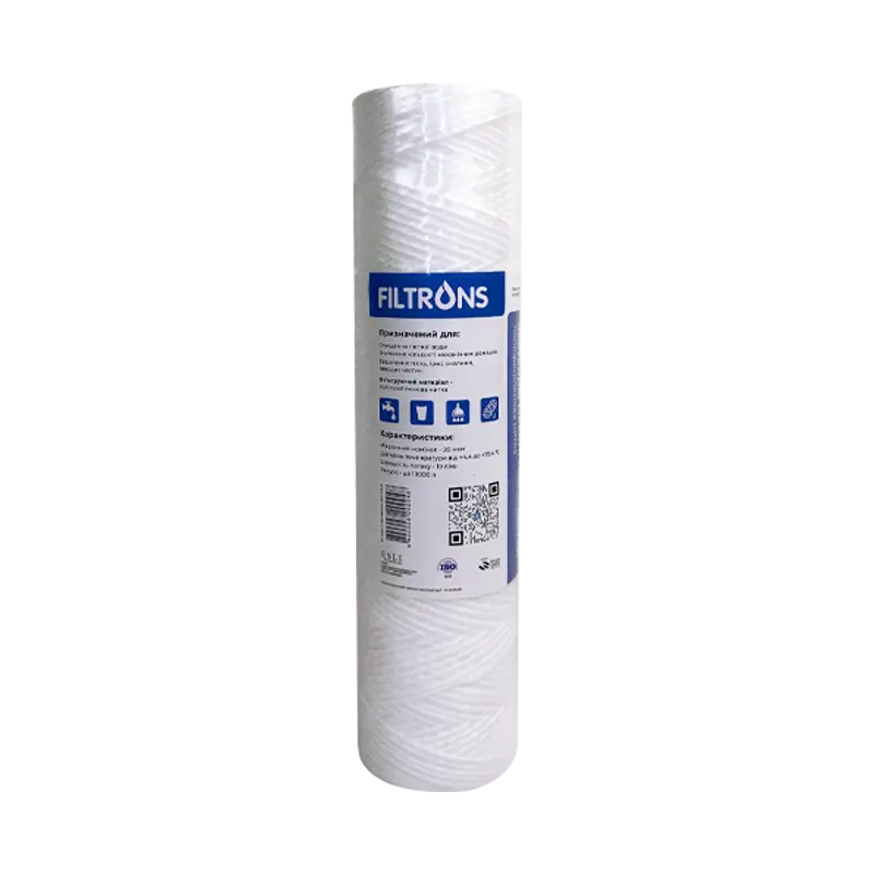 Картридж из полипропиленовой нити для горячей воды Filtrons 2,5"x10" 20 мкм - Filter.ua