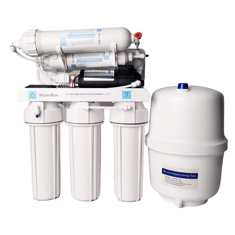 Система обратного осмоса WaterBox RO-7 с насосом - Filter.ua
