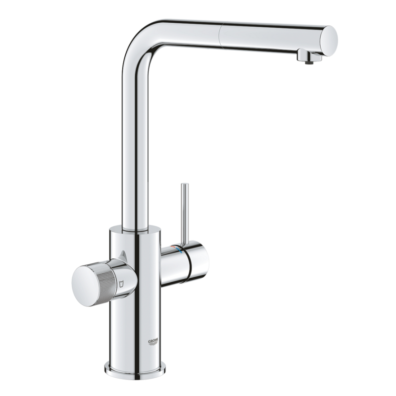 Трехпозиционный смеситель Grohe Blue Pure Minta, хром (30601000) - Filter.ua