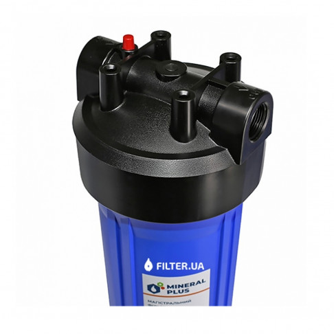 Фильтр Mineral plus Big Blue 20 с картриджем для умягчения (катионитовая смола) - Filter.ua