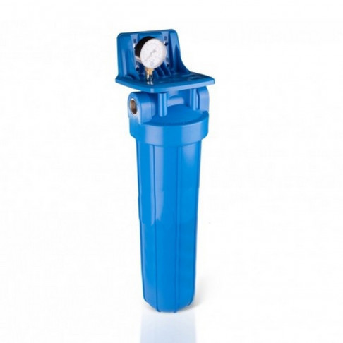 Фильтр Aquafilter Big Blue 20 с угольным картриджем и манометром - Filter.ua