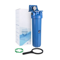Фильтр Aquafilter Big Blue 20 с обезжелезивающим картриджем и манометром - Filter.ua