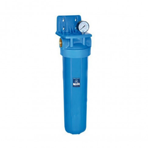 Фільтр Aquafilter Big Blue 20 з знезалізнюючим картриджем і манометром - Filter.ua