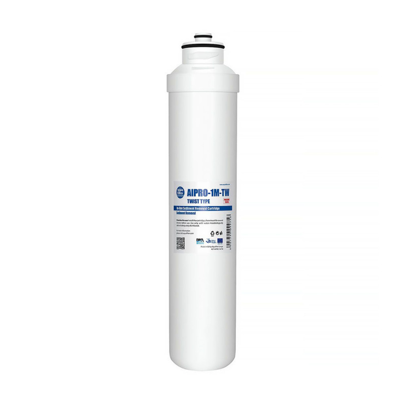 Лінійний картридж тонкої очистки Aquafilter TWIST AIPRO-1M-TW 5 мкм - Filter.ua