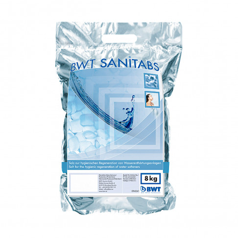 Соль для регенерации и дезинфекции BWT Sanitabs 8 кг - Filter.ua