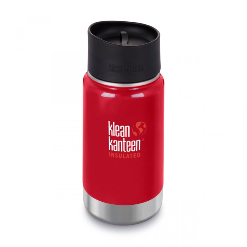 Термофляга Klean Kanteen Wide Vacuum Insulated Cafe Cap Shale Black (matt) 355 ml - Filter.ua