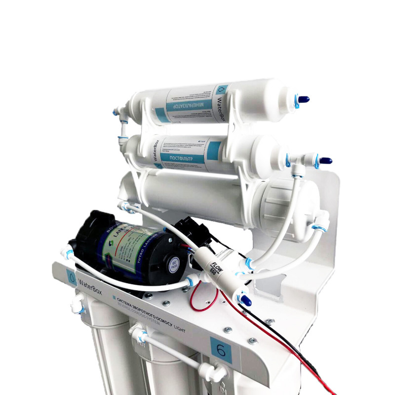 Система зворотного осмосу WaterBox RO-6 з насосом - Filter.ua