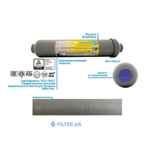 Фильтр обратного осмоса Bluefilters New Line RO Graphite - Filter.ua