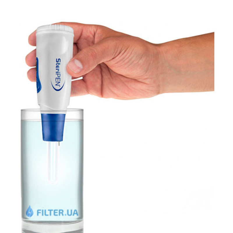Ультрафіолетовий знезаражувач води SteriPEN Classic 3 Ultraviolet Water Purifier c 40-мікронним Передфільтр - Filter.ua
